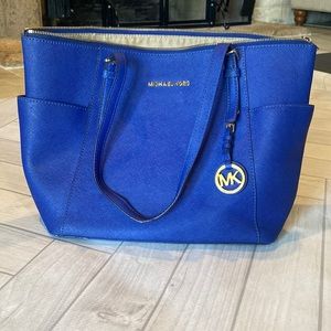 Michael Kors Jet Set Tote Bag Blue